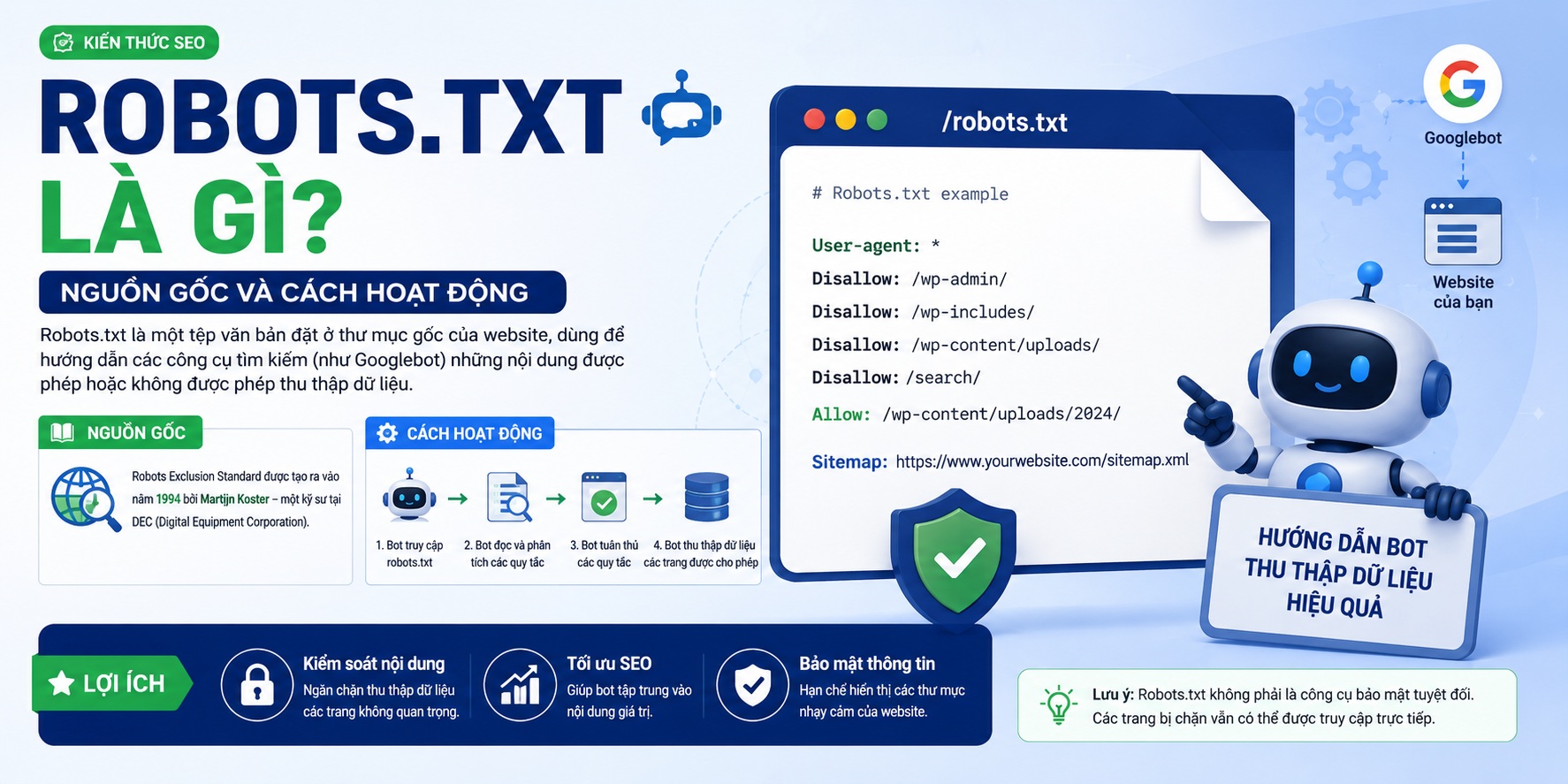 Robots.txt là gì? Nguồn gốc và cách hoạt động